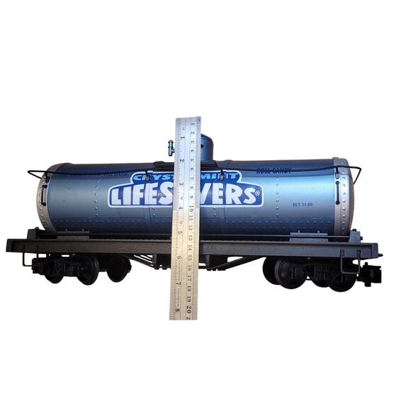 Bachmann 93434 Lifesavers tank car G scale blue with box READ DESCRIPTION - Picture 4 of 11